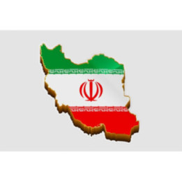 Iran Map Flag Style 2 - DecalsHouse