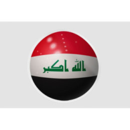 Iraq Flag Ball - DecalsHouse