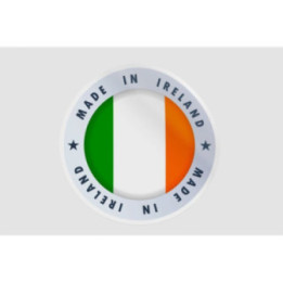 Ireland Flag Label Style 2 - DecalsHouse