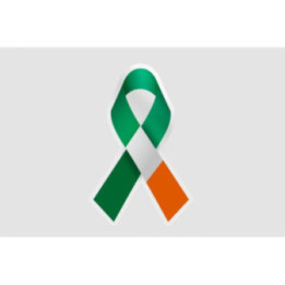 Ireland Flag Ribbon - DecalsHouse