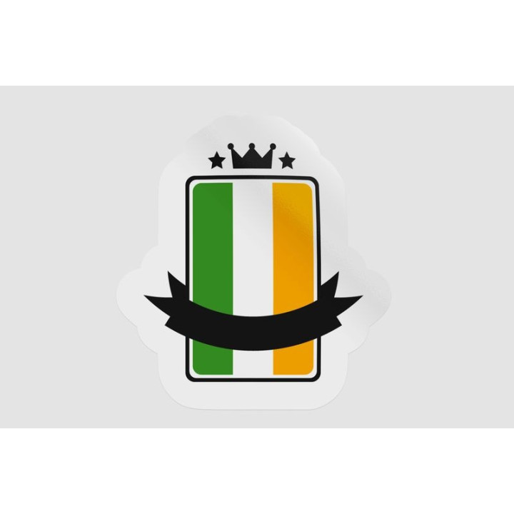 Ireland Flag Style 4 - DecalsHouse