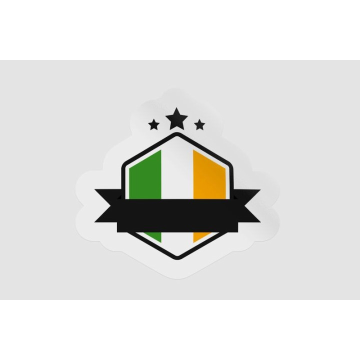 Ireland Flag Style 7 - DecalsHouse