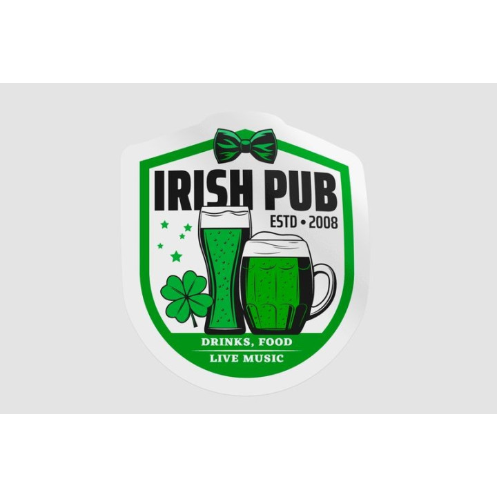 Ireland St Patrick Badge Style 10 - DecalsHouse