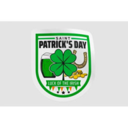 Ireland St Patrick Badge Style 14 - DecalsHouse