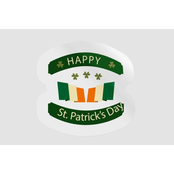 Ireland St Patrick Badge Style 20 - DecalsHouse