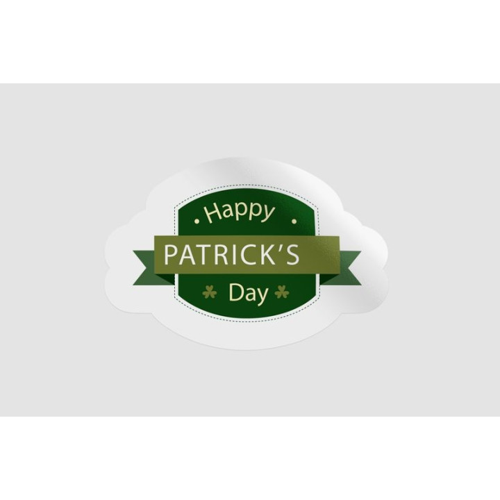 Ireland St Patrick Badge Style 21 - DecalsHouse