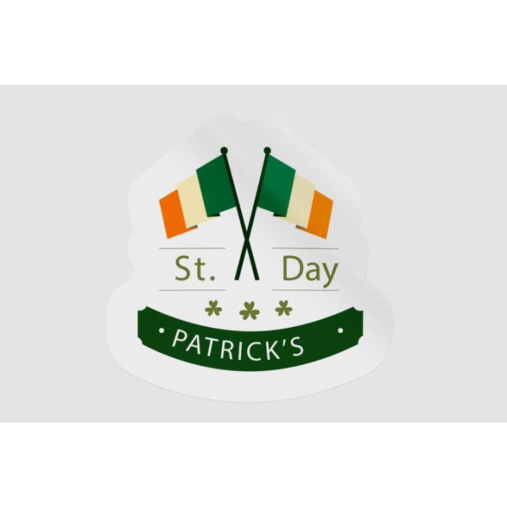 Ireland St Patrick Badge Style 23 - DecalsHouse