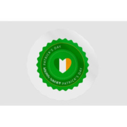 Ireland St Patrick Badge Style 24 - DecalsHouse
