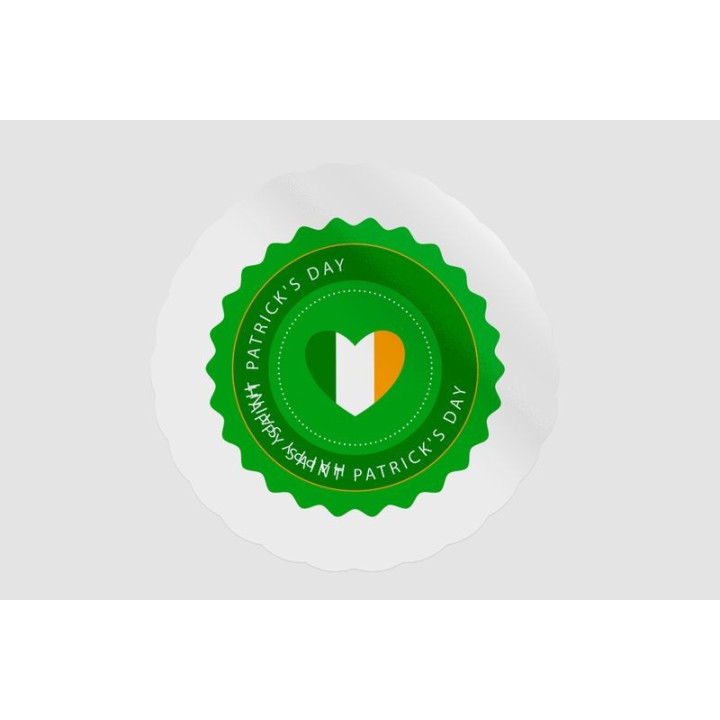 Ireland St Patrick Badge Style 24 - DecalsHouse