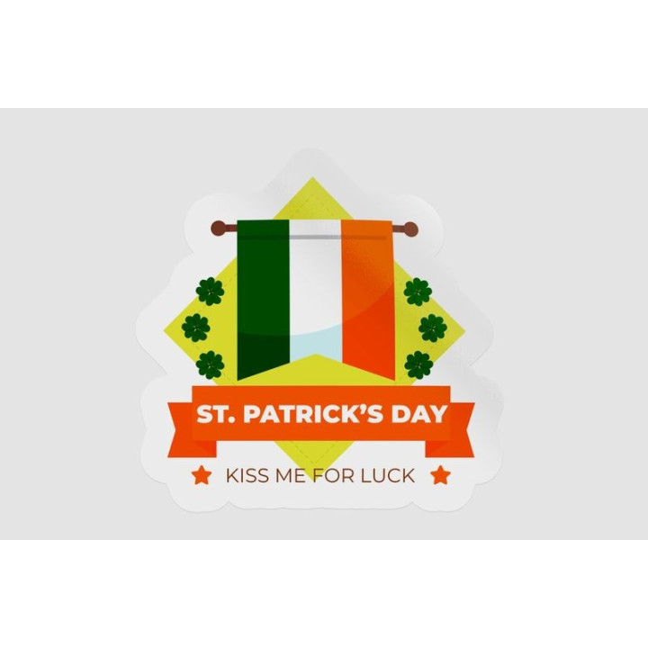 Ireland St Patrick Badge Style 33 - DecalsHouse