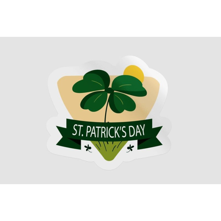 Ireland St Patrick Badge Style 36 - DecalsHouse
