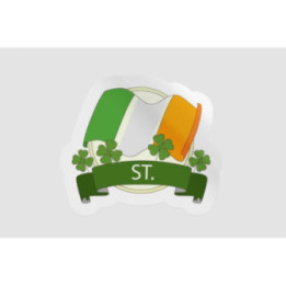 Ireland St Patrick Badge Style 38 - DecalsHouse