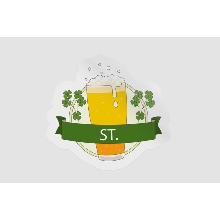 Ireland St Patrick Badge Style 41 - DecalsHouse