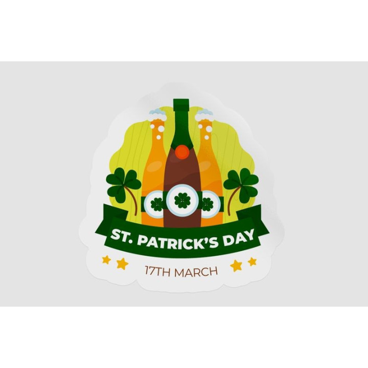 Ireland St Patrick Badge Style 42 - DecalsHouse