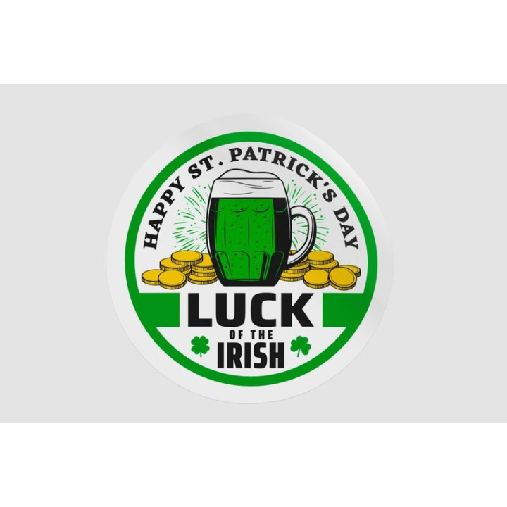 Ireland St Patrick Badge Style 7 - DecalsHouse