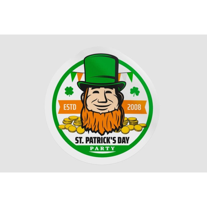 Ireland St Patrick Badge - DecalsHouse