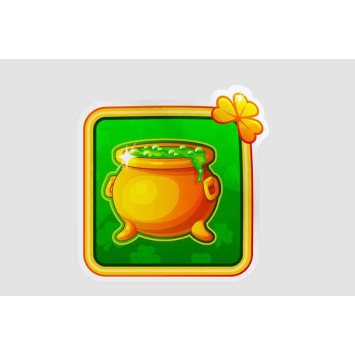 Ireland St Patrick Icon Frame Style 4 - DecalsHouse
