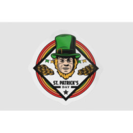 Ireland St Patrick Label Style 12 - DecalsHouse