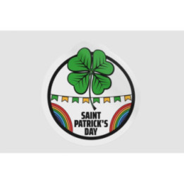 Ireland St Patrick Label Style 15 - DecalsHouse