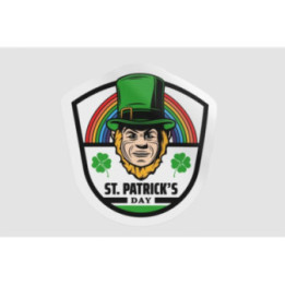 Ireland St Patrick Label Style 17 - DecalsHouse