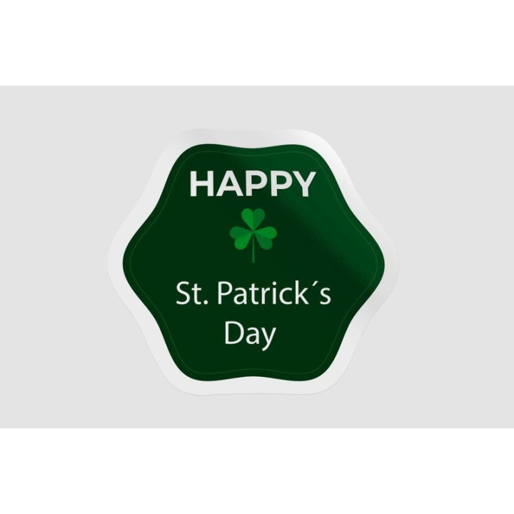 Ireland St Patrick Label Style 5 - DecalsHouse