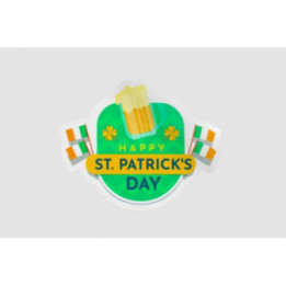 Ireland St Patrick Label Style 7 - DecalsHouse