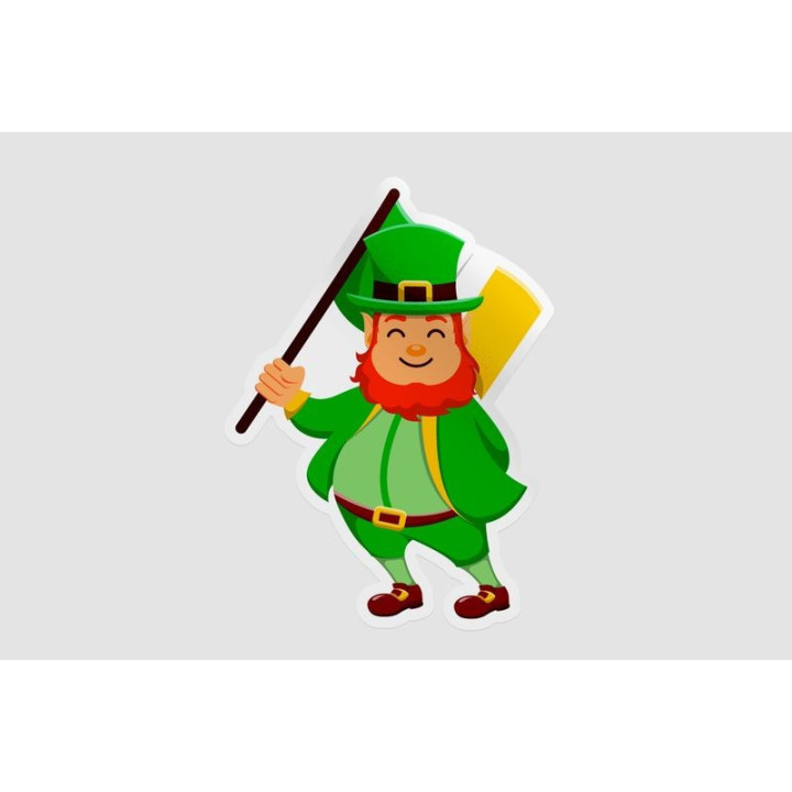 Ireland St Patrick Lepricorn - DecalsHouse