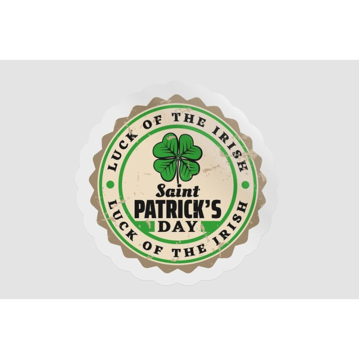Ireland St Patrick Stamp Style 9 - DecalsHouse