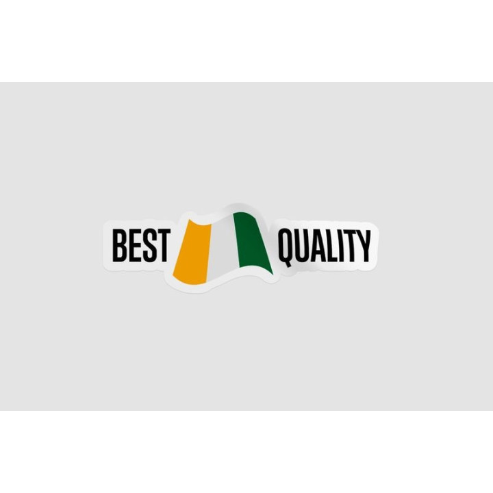 Ivory Coast Quality Label Style 2 Sticker - DecalsHouse