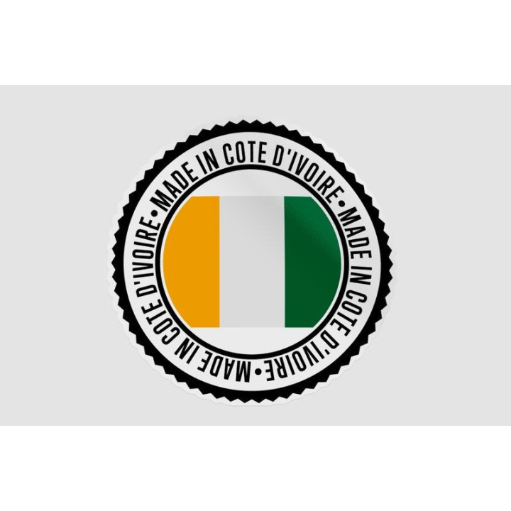 Ivory Coast Quality Label Style 5 Sticker - DecalsHouse