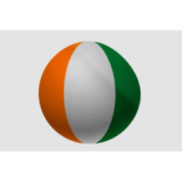 Ivory Coast Round Flag Sticker - DecalsHouse