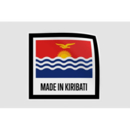 Kiribati Made In Quality Style 2 Sticker - DecalsHouse