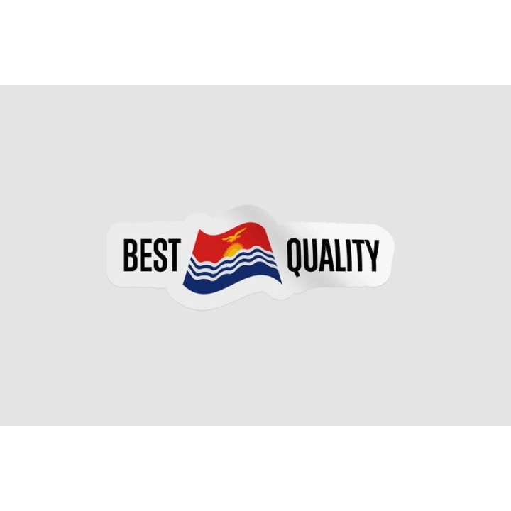 Kiribati Made In Quality Style 4 Sticker - DecalsHouse