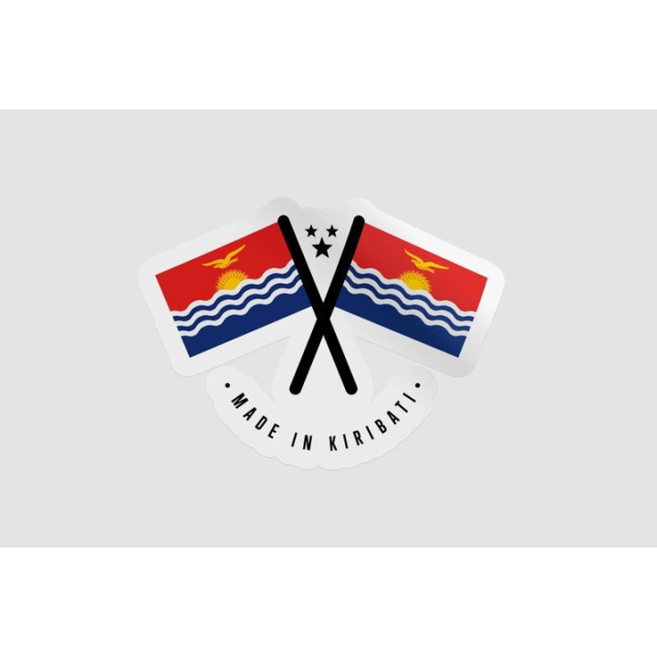 Kiribati Made In Quality Style 5 Sticker - DecalsHouse