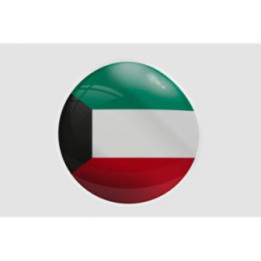 Kuwait Flag Style 16 Sticker - DecalsHouse