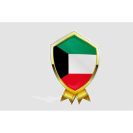 Kuwait Flag Style 29 Sticker - DecalsHouse