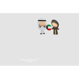 Kuwait Flag Style 35 Sticker - DecalsHouse