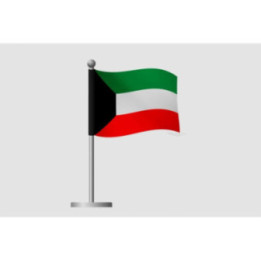 Kuwait Flag Style 37 Sticker - DecalsHouse