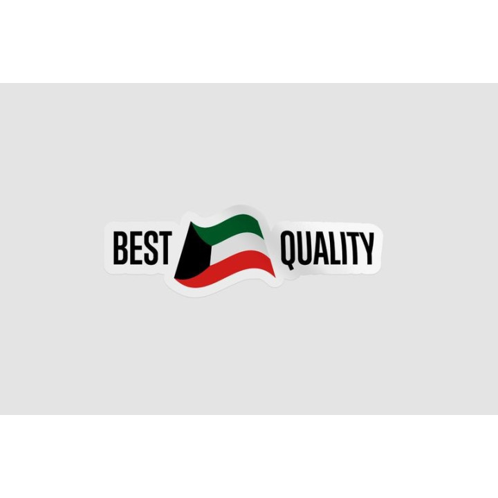 Kuwait Made In Quality Style 2 Sticker - DecalsHouse