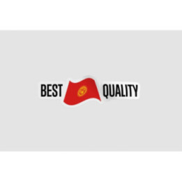 Kyrgyzstan Made In Quality Style 3 Sticker - DecalsHouse