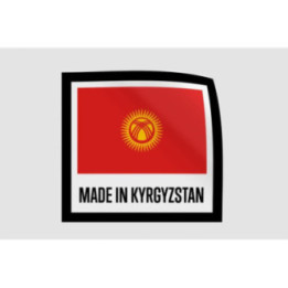 Kyrgyzstan Made In Quality Style 5 Sticker - DecalsHouse