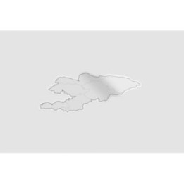 Kyrgyzstan Map Style 3 Sticker - DecalsHouse