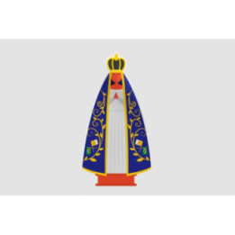 Our Lady of Aparecida Stickers – Catholic Decals (2-Pack)