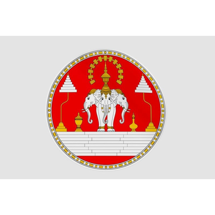 Laos National Emblem Sticker - DecalsHouse