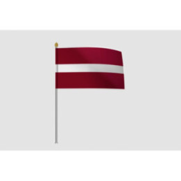 Latvia Flag Style 3 Sticker - DecalsHouse