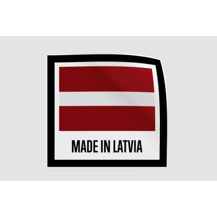 Latvia Quality Made In Style 2 Sticker - DecalsHouse