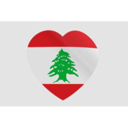 Lebanon Flag Style 2 Sticker - DecalsHouse