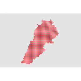 Lebanon Map Style 5 Sticker - DecalsHouse