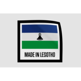 Lesotho Made In Quality Style 4 Sticker - DecalsHouse