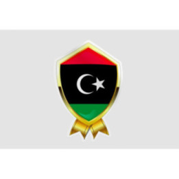 Libya Flag Style 10 Sticker - DecalsHouse